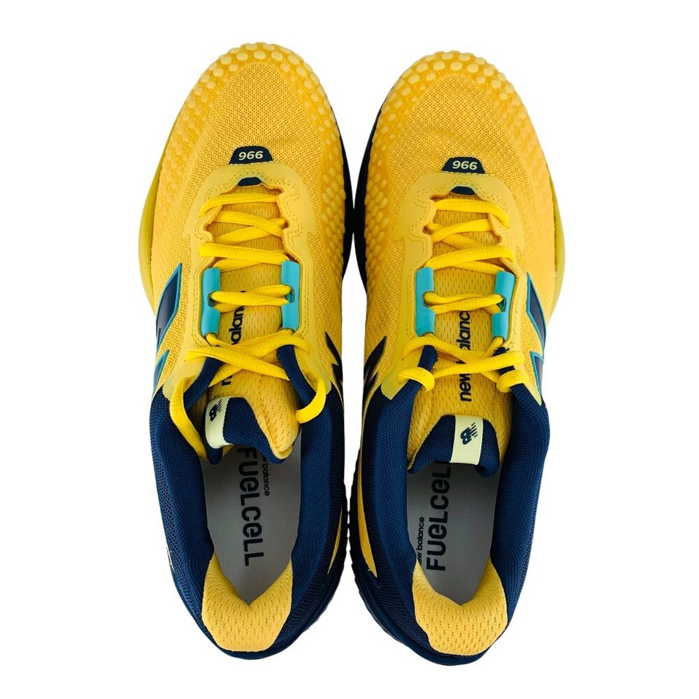 New Balance FuelCell 996v6 NB Navy Gold Men's Tennis Pickleball Shoes MCH996I6 - Picture 7 of 10